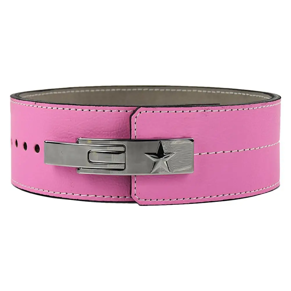 

10MM Weightlifting Belt Waistband Squat Hard Stretch Fitness Leather Bodybuilding Fitness Belts Barbell Powerlifting Waist Belt