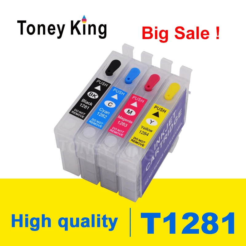 Картридж для принтера Epson Stylus S22 SX125 SX440W BX305F BX305FW T1281 T1282 T1283 T1284 | Компьютеры и офис