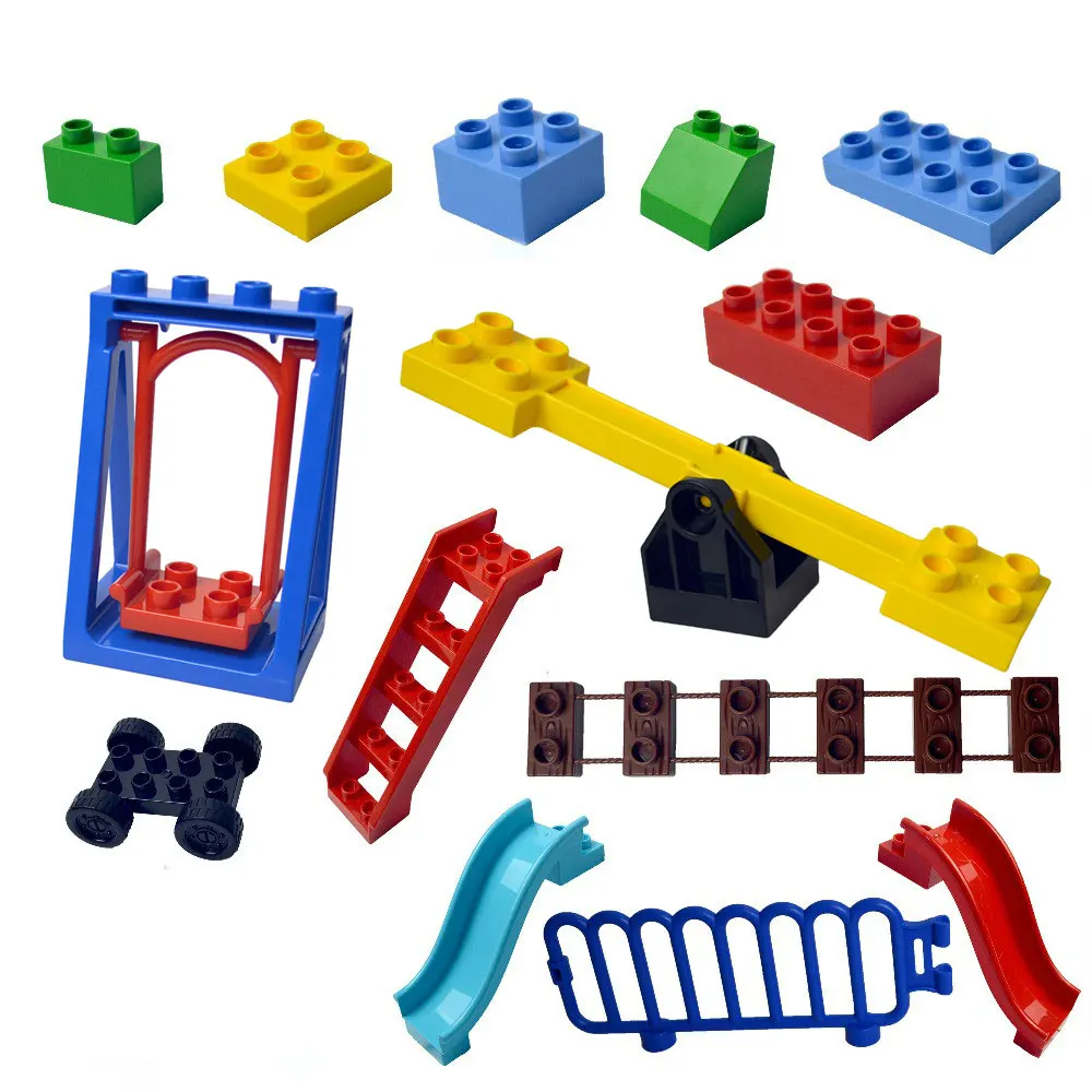 Amazon Piezas Compatibles Lego Duplo Bloques Grandes Construccion