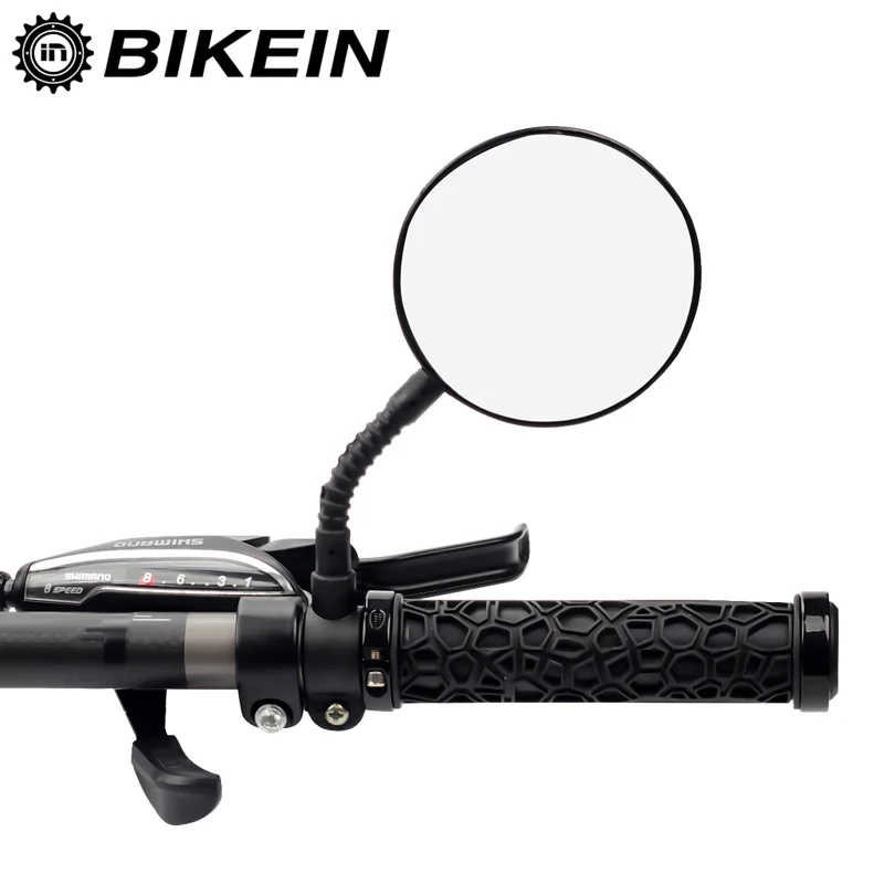 

BIKEIN Cycling Mountain Bike Safety Handlebar Rear View Mirror Rotate Racing Road Bike Reflective Mirror 20-22mm Accessories 40g