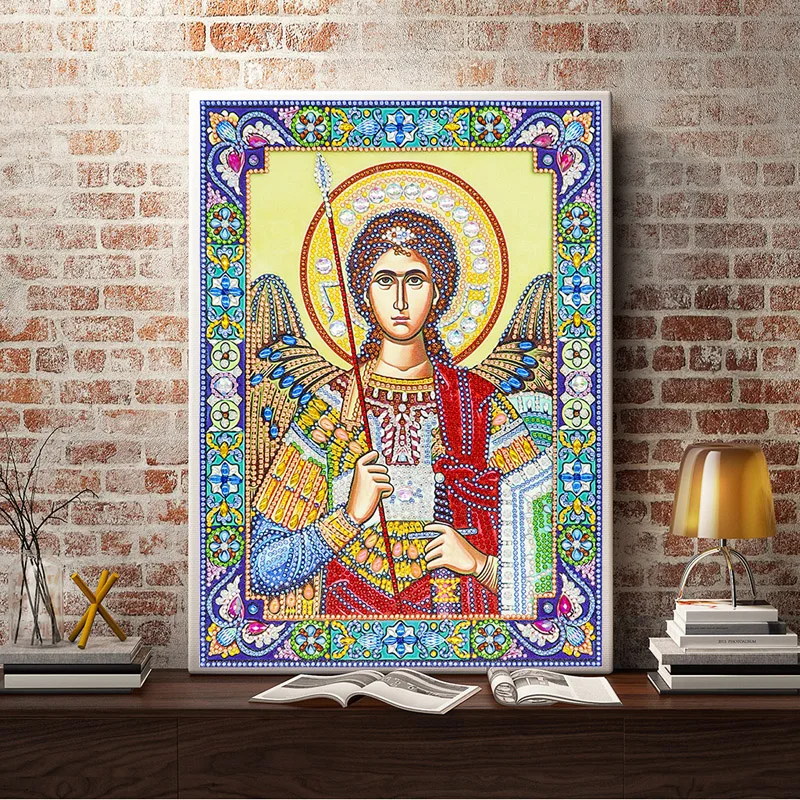 DIY 5D Diamond Mosaic Icon Diamond Painting Embroidery Big Special Stone Beadwork Pearl Crystal Orthodox Sale (15)