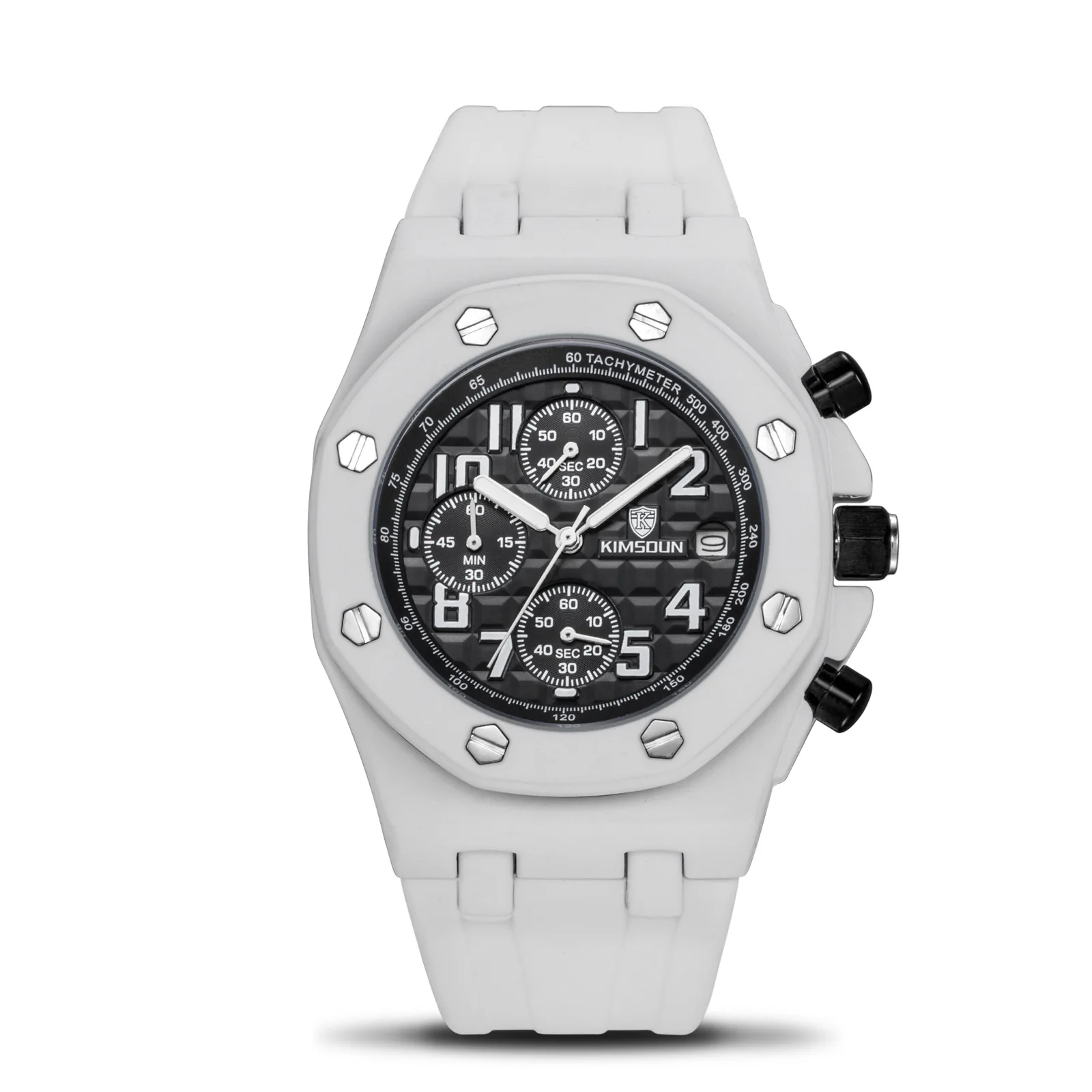 Switzerland Royal Rolexable Japan Miyota кварц модные часы мужские силиконовые три глаза