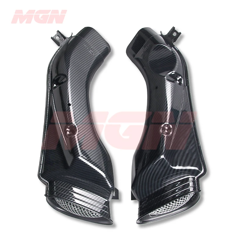 Para GSXR600 GSXR750 2001 2002 2003 GSXR1000 K1 K2 01 02 GSXR 600 750 1000 Moto Tampa De Carbono Tubo De Admissão De Ar Do Duto