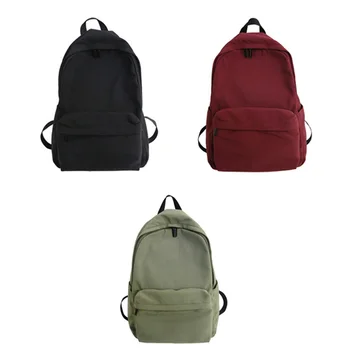 

New Waterproof Nylon Ladies Backpack Large Capacity Travel Bag Bag Female Black