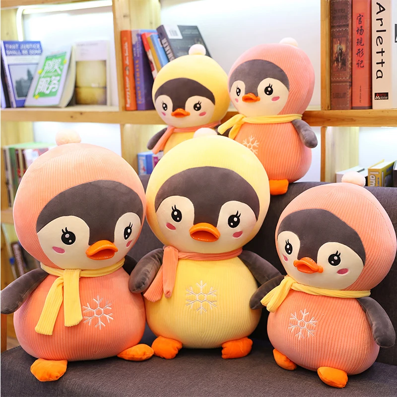 35-65 см зима милый пингвин плюшевые игрушки Kawaii мультфильм животных Пингвин Мягкая кукла подушка для влюбленных девочек подарок на день рождения