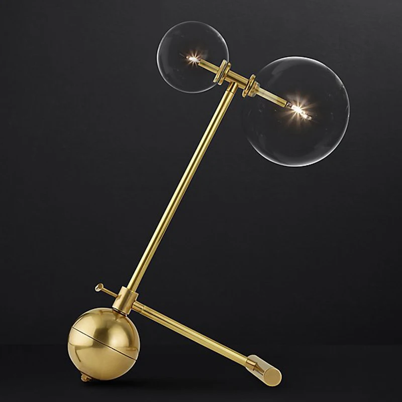 Personality creative study glass ball model room table lamp American Nordic simple bedroom bedside | Освещение