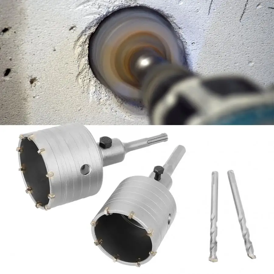 

65/80mm Wall Hole Saw Drill Bit Alloy Steel SDS Plus for Concrete Cement Stone Countersink Drilling tools Domestic Delivery