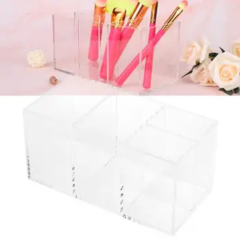 

Transparent Portable Nail Art Storage Box Desktop Nail Art Organizer Box h