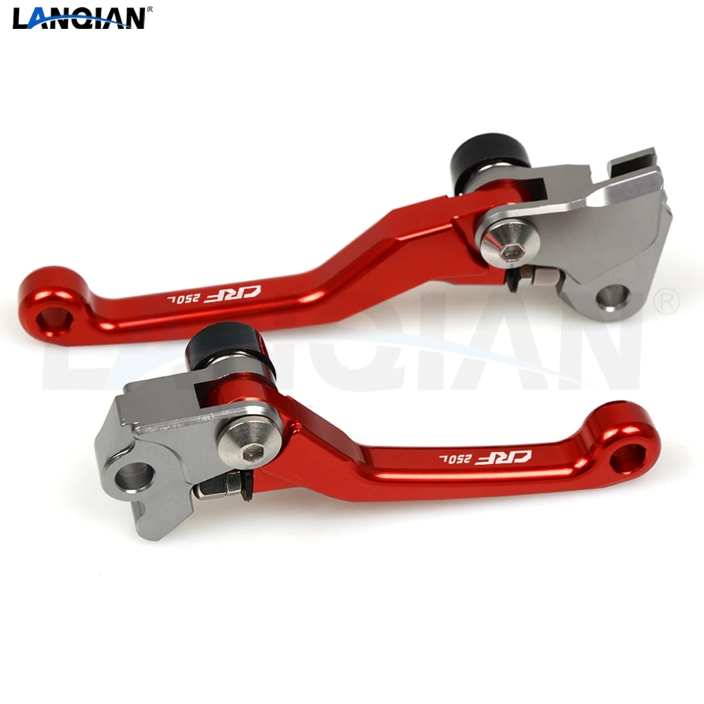 Для Honda CRF250L CRF250M Dirt Bike Pivot рычаг тормоза сцепления CRF 250 L M 2012 2013 аксессуары для мотоциклов с ЧПУ - Цвет: Red CRF250L