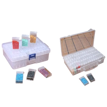 

42 Grids + 64 Grids Diy Craft Accessories Storage and Organizer Independent Diamond Embroidery Box Divider Diamond