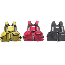 Взрослый спасательный жилет с несколькими карманами светоотражающий Регулируемый жилет куртка со свистком для плавания рыбалка серфинг на лодках