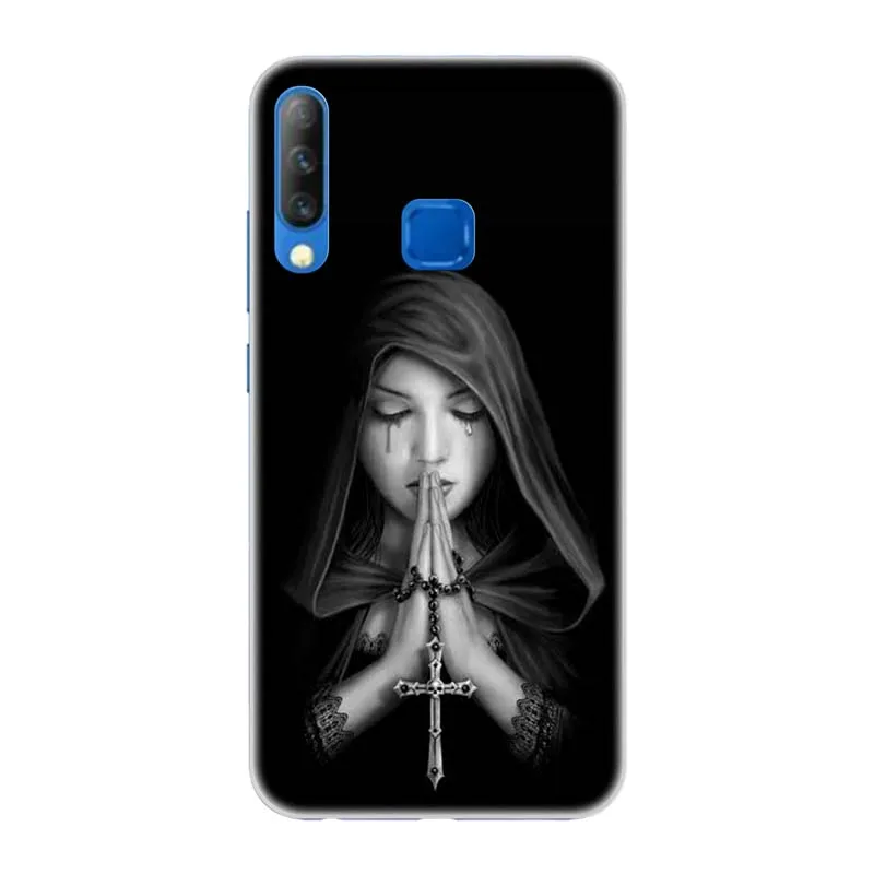 A295 Чехлы для Tecno Camon 11 CF7/11 Pro CF8/11 S CB7 6," чехол с принтом Роза волк чехол-крышка с узорами ТПУ+ PC задняя крышка Funda Para - Цвет: A295