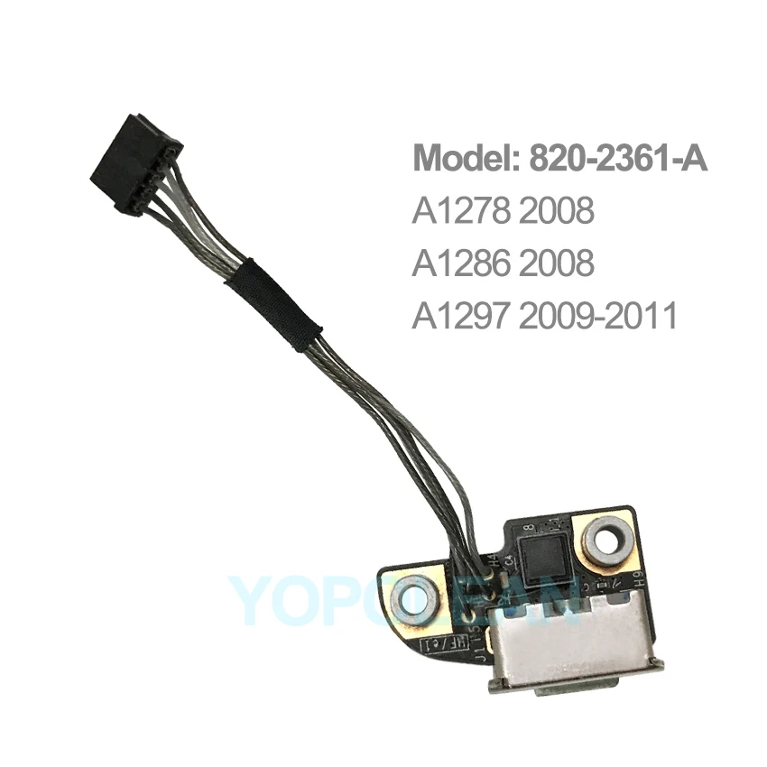 Оригинальный разъем питания постоянного тока для Macbook Pro 13 &quot15&quot A1278 A1286 A1297 820 2361 A