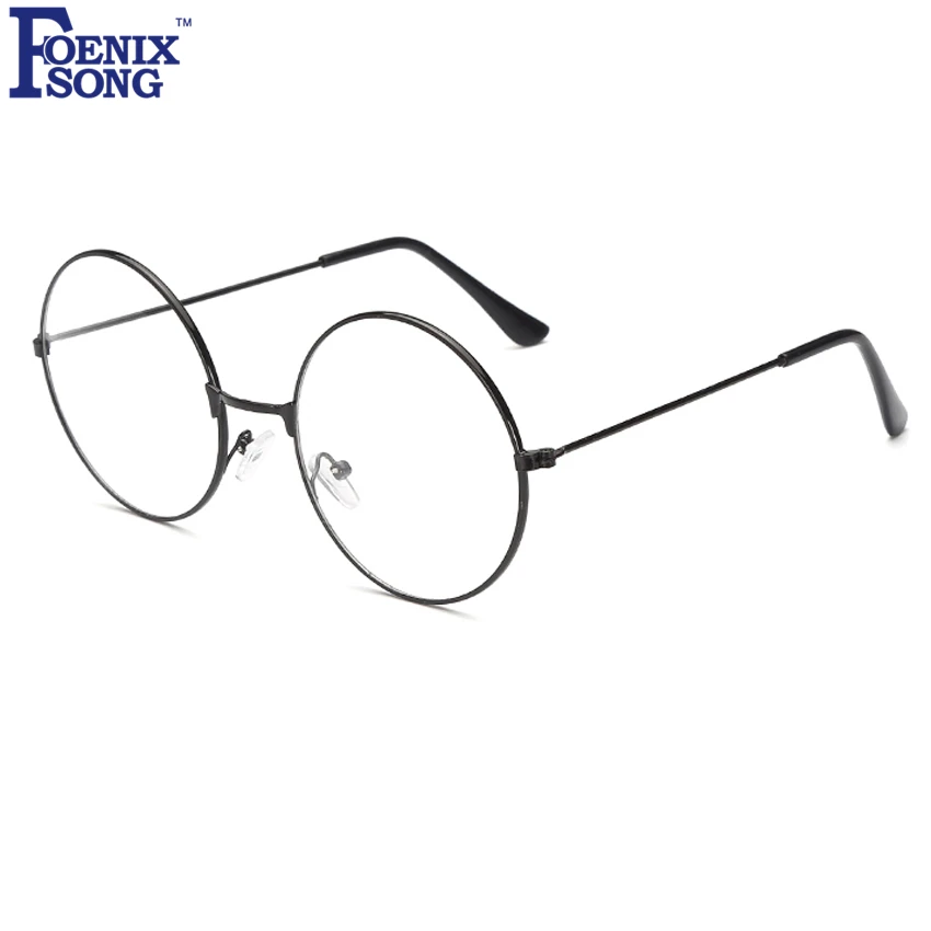 FOENIXSONG, мужские и женские очки для чтения, Gafas De Lectura, брендовые новые ретро очки, винтажные очки, черная Золотая оправа, HH1861