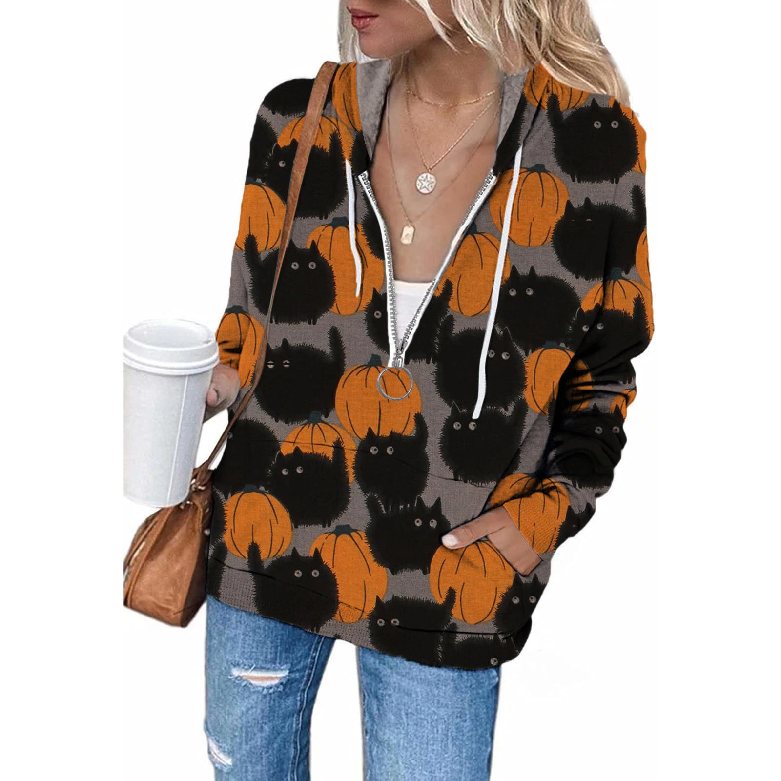 halloween womens sweatshirts