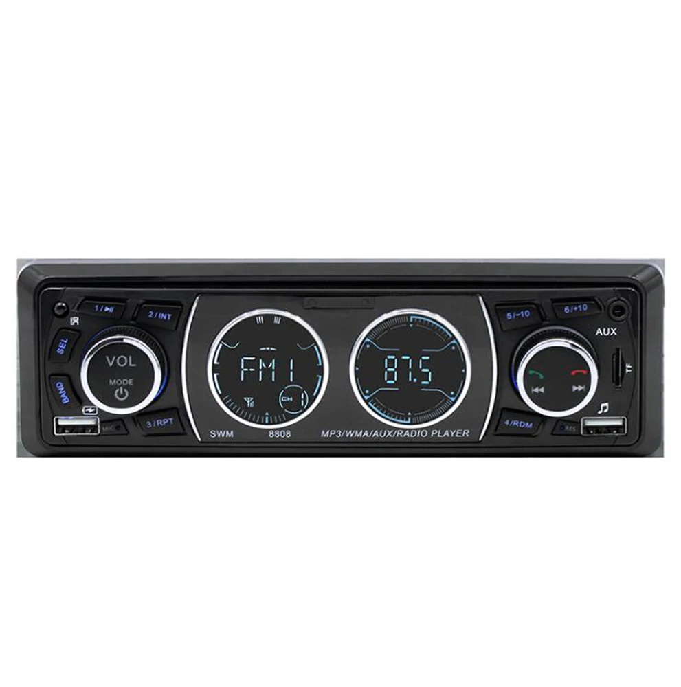 Автомагнитола 1 Din MP3 плеер Стерео Авторадио мультимедийный плеер Автомобильный аудио Bluetooth FM AUX пульт дистанционного управления Handsfree звонки USB SD