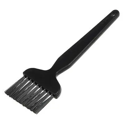

Plastic Handle ESD Anti Static Conductive Brush 9 Holes Black