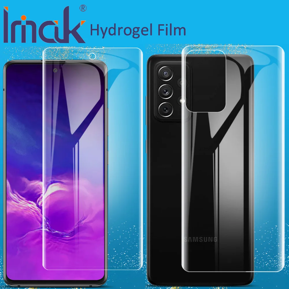 Гидрогелевая пленка imak Для Samsung Galaxy A52 A72 мягкая прозрачная защитная для экрана |