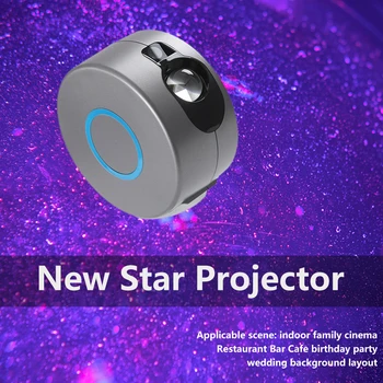 

Starry Projector EU Plug Star Sky Night Light with Remote Control Sleeping Light Bedroom Bedside Table Lamp for Cinema Bar new