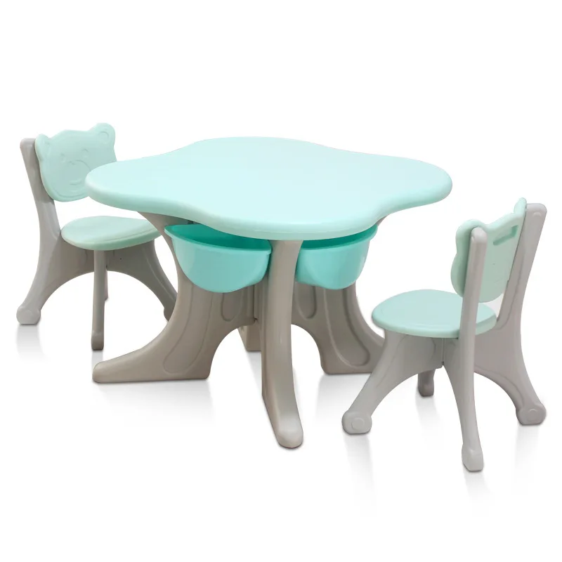 

H1 Children's Table and Chair Set Home Baby Table Ins Kindergarten Writing Desk Early Education Game Table Toy Table Table Set