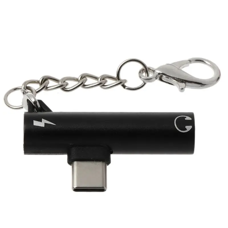 2 в 1 type C до 3,5 мм Jack зарядное устройство для наушников кабель USB C аудио адаптер для наушников конвертер для Xiaomi huawei