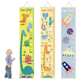 

Spacecraft Animal Dinosaur Kids Height Chart Children Growth Wall Hanging Decor Decorative Growth Charts Decoration Crafts Decor