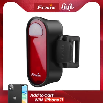 

Fenix BC05R Type-C Rechargeable bicycle taillight Max 10 lumens eye-catching red light for safer riding at night