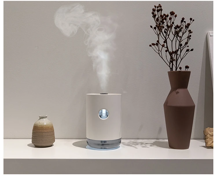 1L Built-in battery Air Humidifier With 3000mAh Battery Ultrasonic Essential Aroma Oil Diffuser Home Portable Air Purifier Mist