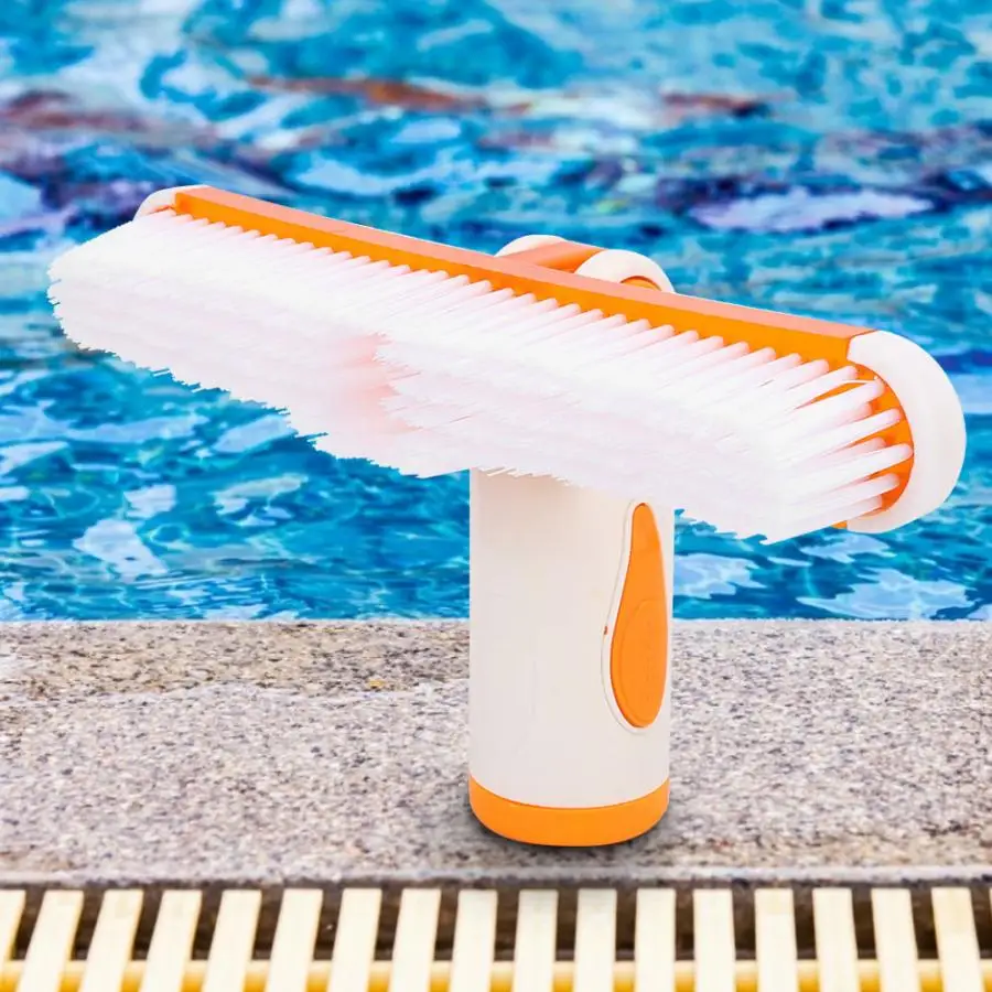 Swimming Cleaning Tool 10in Swimming Pool Cleaning Brush Durable Pool Floor Wall Cleaner Summer Hot Cleaning Tool