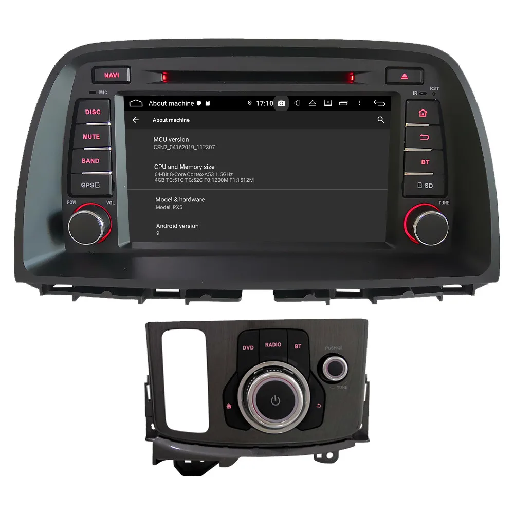 Klyde ips 4G wifi Android 9,0 Восьмиядерный 4 Гб ОЗУ 64 Гб ПЗУ DSP BT автомобильный DVD мультимедийный плеер радио для Mazda CX-5 1 KE 2012