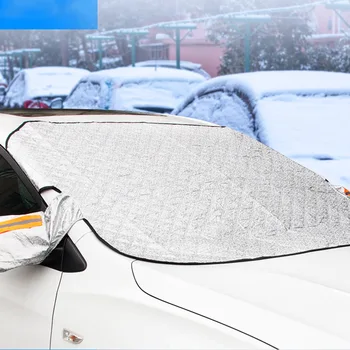 

Strong Magnet Car Snow Block Cover Silver Cloth Magnetic Snow Ice Shield For Windshield Winter Car Front Window