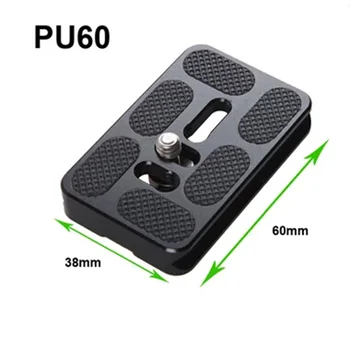

Foleto Camera Tripod Plate PU60 Quick Release Plate Universal for Arca Swiss Benro B1 B2 B3 J1 J2 tripod Ballhead