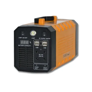

Dual AC 110V 4 DC 12V 4 USB 5V Outlets 200Wh 300W Portable Power Station for Outdoor Camping Home Emergency Office UPS Use