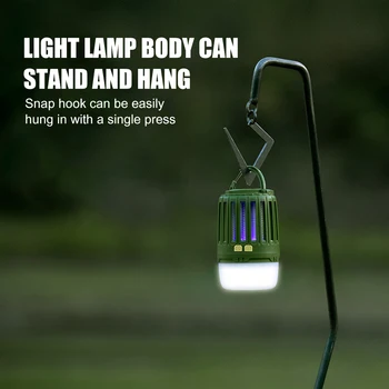 

LED Waterproof Mosquito Killer Light LED Mute Bug Repeller USB Electric Multifunctional Outdoor Camp Zapper for Naturehike