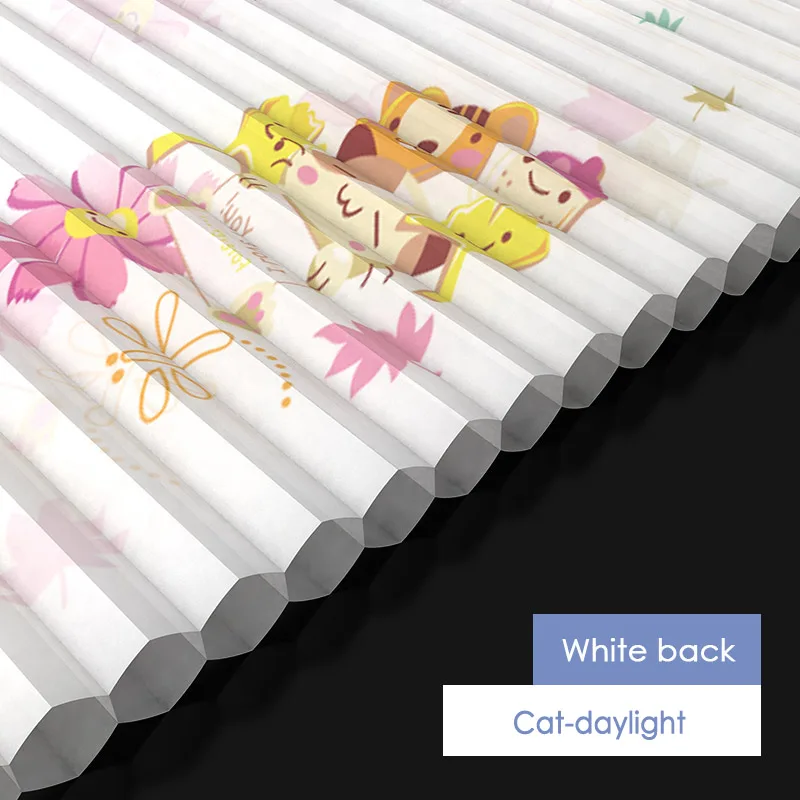 Cat-daylight Напечатанные на заказ беспроводные сотовые жалюзи сотовые абажуры светильник фильтрации/полный затемнение окна жалюзи для гостиной спальни - Цвет: Cat-daylight