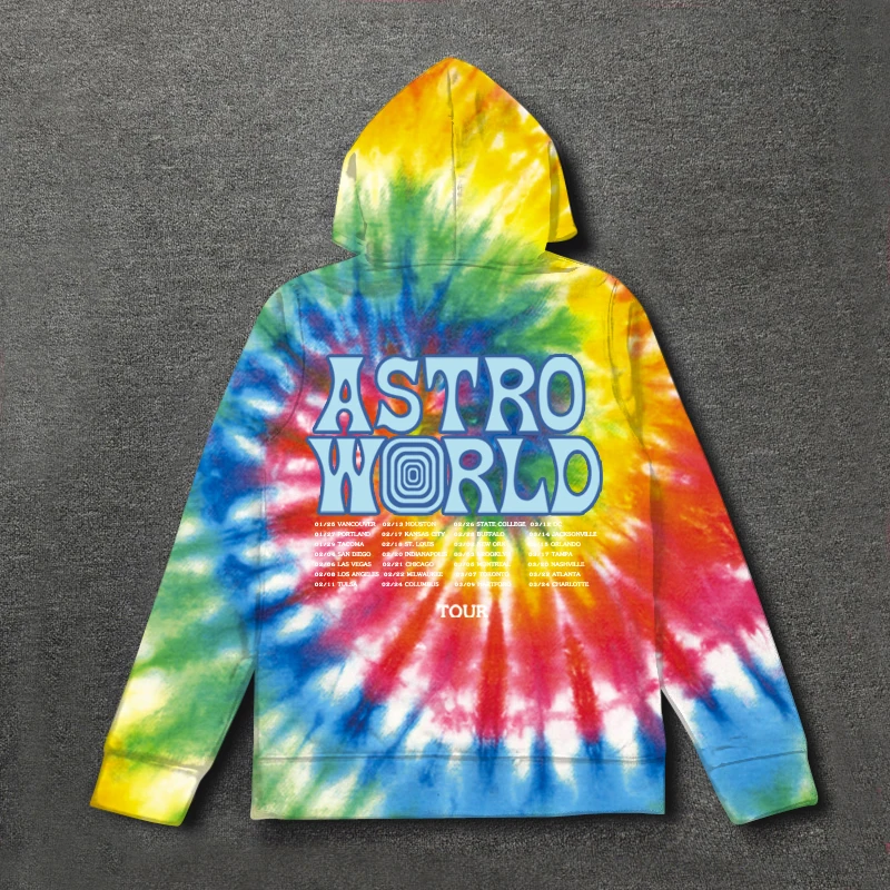 ASTROWORLD худи Трэвиса Скотта Тур астронавт логотип ASTROWORLD Толстовка Мужской и Женский пуловер Толстовка