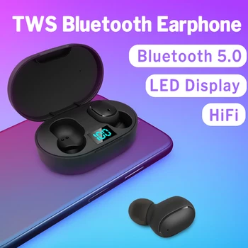 

LED Display TWS Waterproof Wireless Bluetooth 5.0 Earphones TWS IPX5 Headsets Case Microphone For iPhone Huawei Samsung Earbuds