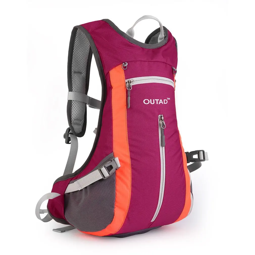

Outdoor Backpack Riding Backpack Neutral Camping Bag 15L Backpack with Cover