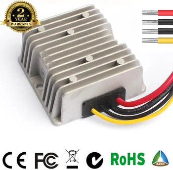 

9V-36V to 12V MAX 28A DC Converter Reducer Regulator Voltage Stabilizer Step-up Down type CE RoHS Waterproof IP67 12V 24V T 12V