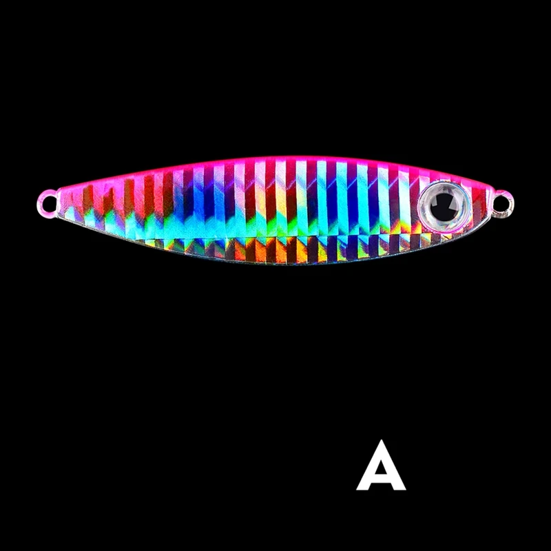15 г 58 мм рыболовные приманки светящаяся металлическая ложка искусственный реалистичный 3D глаза приманки рыболовные аксессуары - Цвет: A