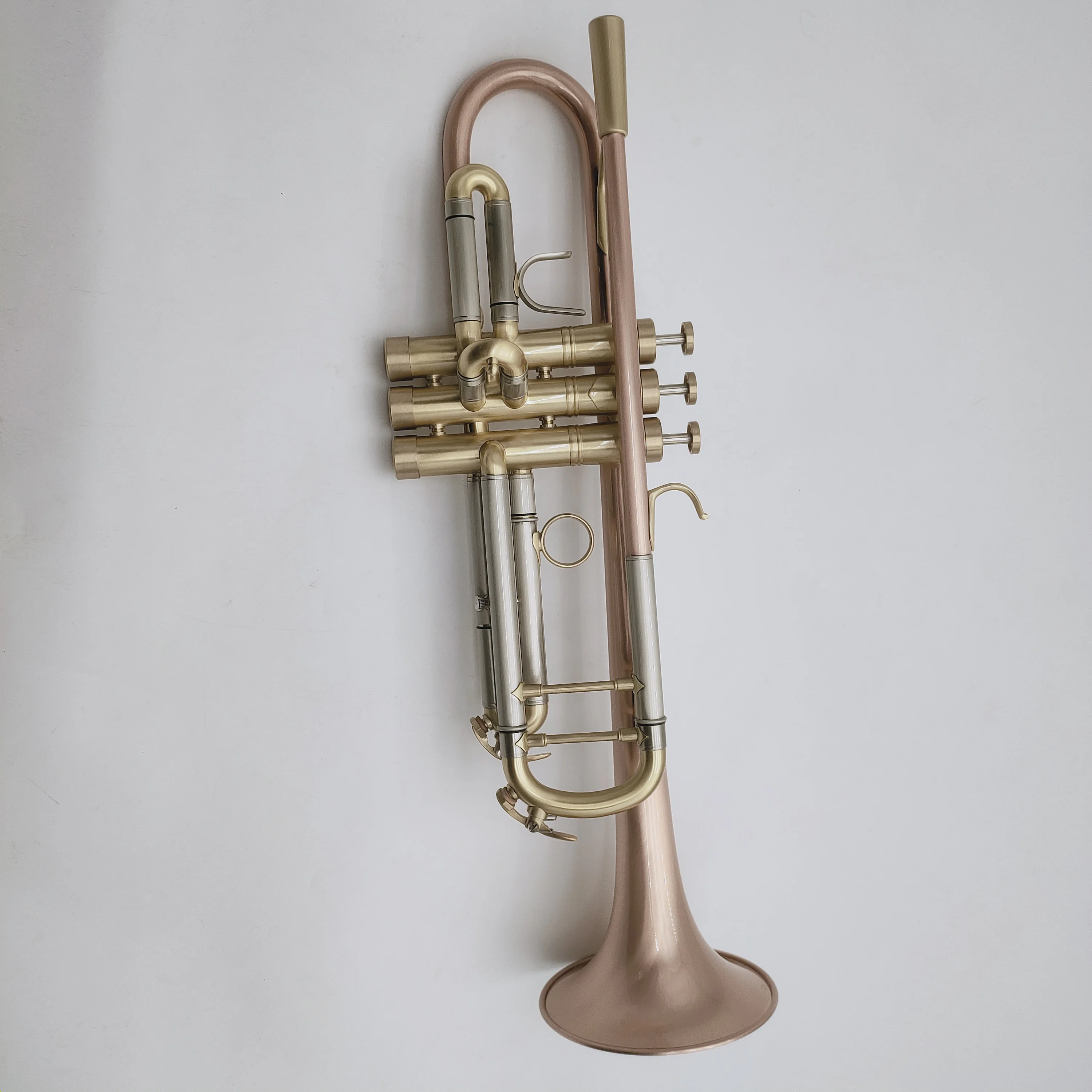 

Popular Bb Trumpet Brass Lacquer Metal Musical instrument Professional With Case gloves Free Shipping