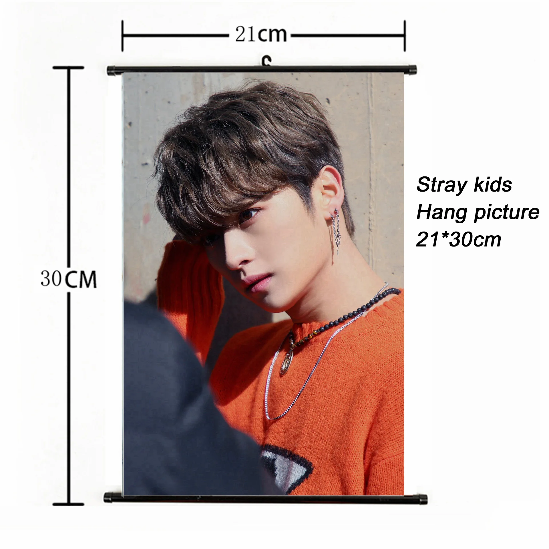 Модный Kpop Stray Kids have picture 21*30 см плакат stray kids MIROH альбом Фотокарта для фанатов Коллекция корейский Канцелярский набор - Цвет: SKD00804