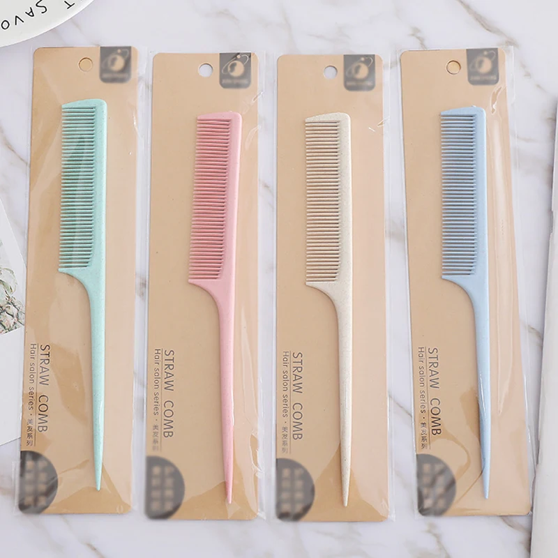 Hairdressing Comb Highlight Hair Comb Hair Salon Dye Tail Comb Separate Parting For Hair Styling Highlighting Hair Brush Women 3
