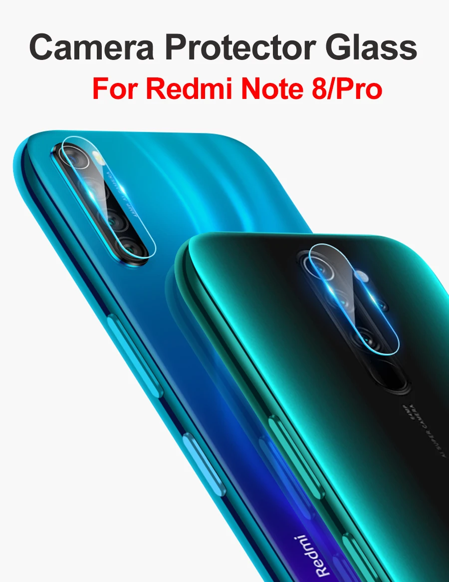 2 шт., закаленное стекло для Xiaomi Redmi Note 8 Pro 7 8t K20 7A, Защитное стекло для задней камеры, Защитная пленка для Redmi Note 7