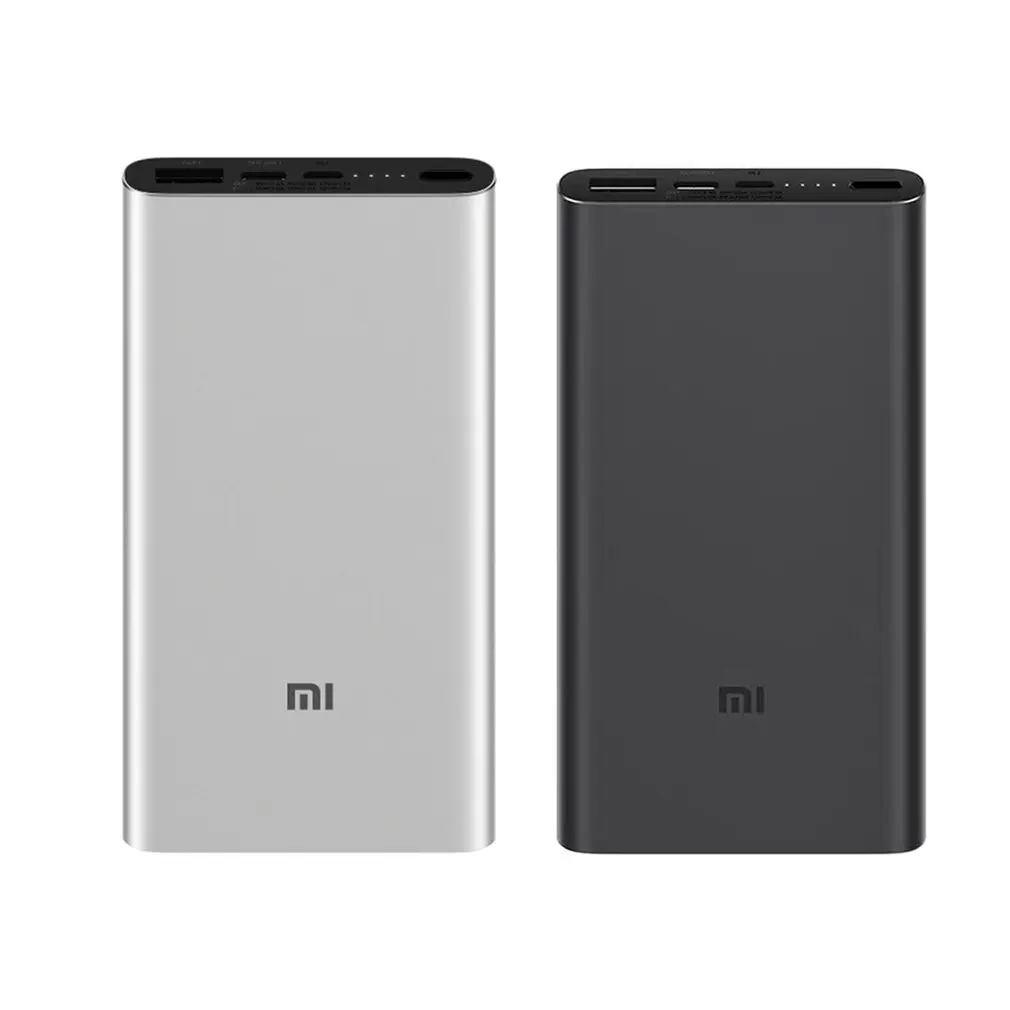 Xiaomi Power Bank 3 10000 мАч PLM12ZM USB Type C QC3.0 Быстрая зарядка Mi Powerbank портативное зарядное