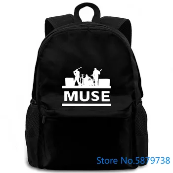 

New MUSE Alternative Rock Band Black New women men backpack laptop travel school adult student
