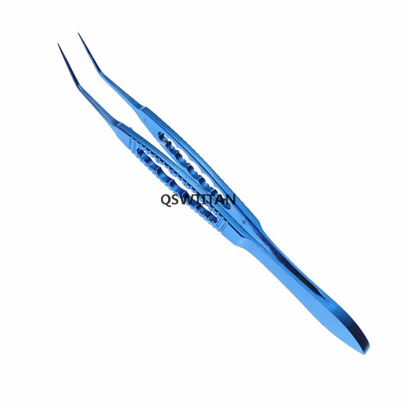 New Titanium Mcpherson Tying Forcep standard Tweezers ophthalmic surgical instrument Angled/ straight shafts 108mm long