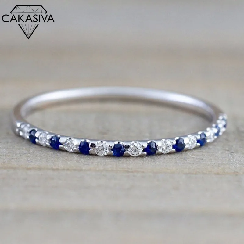 

Set with Sapphire Ring Ruby Red Corundum Tail Ring