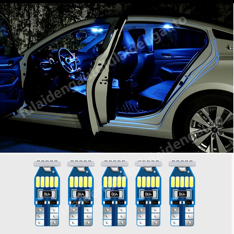 5 шт. для Nissan Teana Altima- автомобильный интерьерный светильник светодиодный светильник для чтения атмосферный светильник оптический светильник дверной светильник
