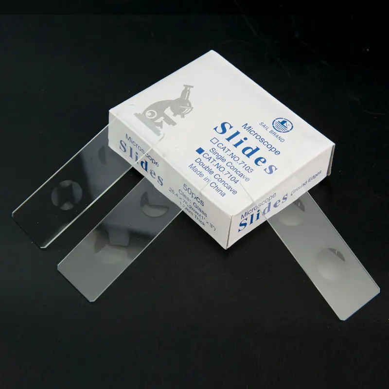 Laboratorial Microscope Slides Microscope Blank Glass Slides 50pcs